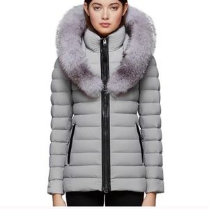 Kadalina-X Fox Fur Trim Light Down Coat